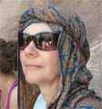 photo of Lynn in headscarf